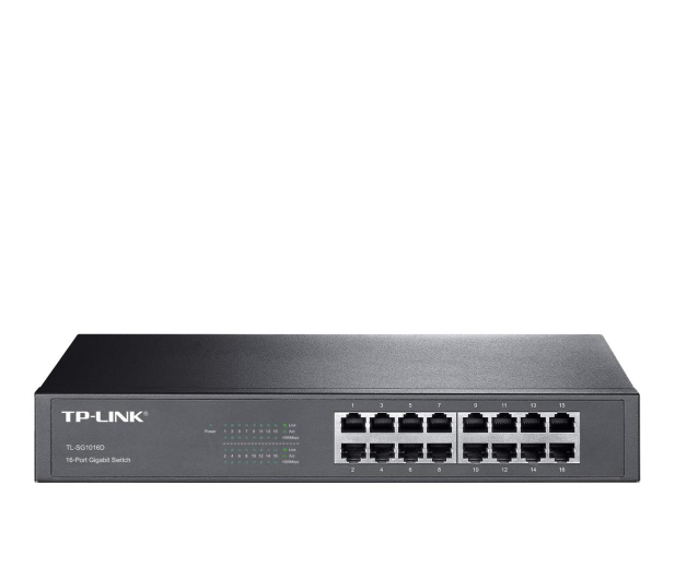 TP-Link 16p TL-SG1016D Rack (16x10/100/1000Mbit) - 59958 - zdjęcie